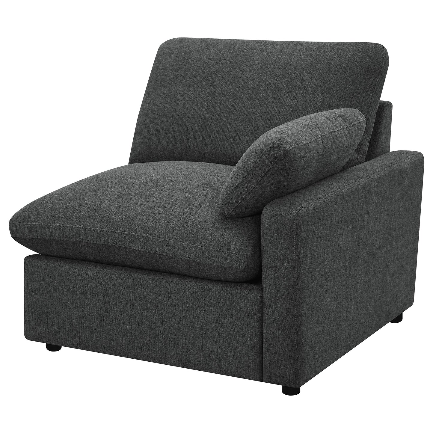  Coaster Furniture Collins 609531P Modular Power Sofa - Dark Grey IMAGE 6