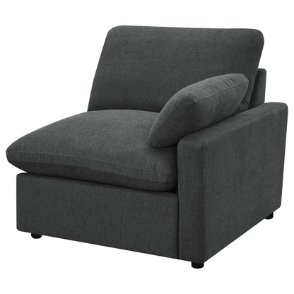  Coaster Furniture Collins 609531P Modular Power Sofa - Dark Grey IMAGE 6