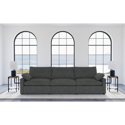  Coaster Furniture Collins 609531P Modular Power Sofa - Dark Grey IMAGE 8