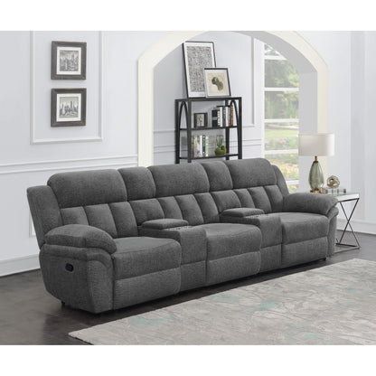 Coaster Furniture Bahrain 609541T 5-piece Upholstered Home Theater Seating - Charcoal IMAGE 12