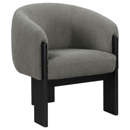 Coaster Furniture Valdez 903166 Boucle Upholstered Barrel Back Accent Chair - Brown IMAGE 1