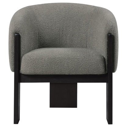 Coaster Furniture Valdez 903166 Boucle Upholstered Barrel Back Accent Chair - Brown IMAGE 2