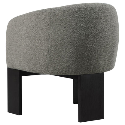 Coaster Furniture Valdez 903166 Boucle Upholstered Barrel Back Accent Chair - Brown IMAGE 5