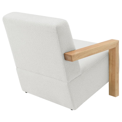  Coaster Furniture Fitzroy 903094 Boucle Upholstered Accent Arm Chair - Ivory IMAGE 6