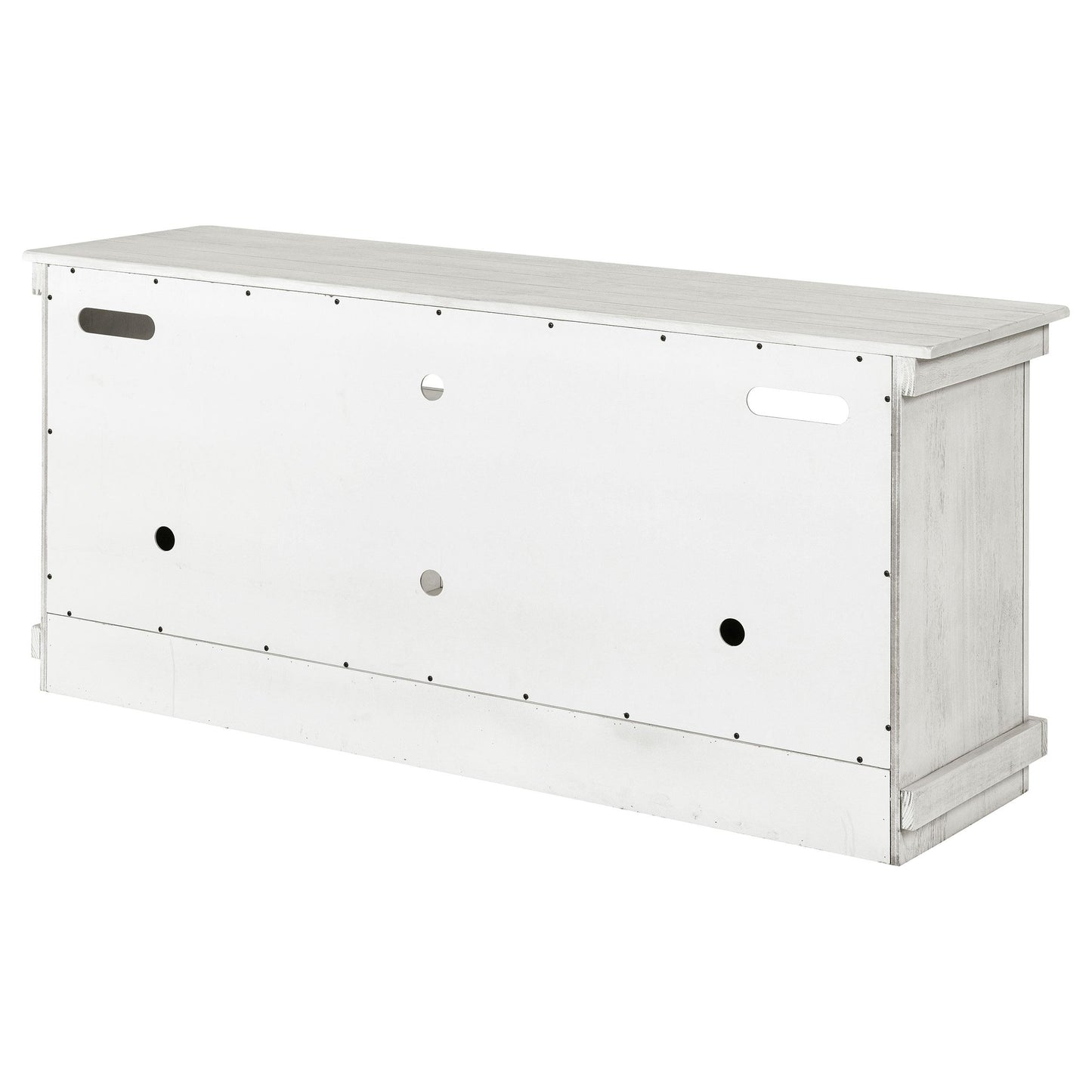 Coaster Furniture Payne 710052 60-inch TV Stand Media Console - Distressed White IMAGE 8