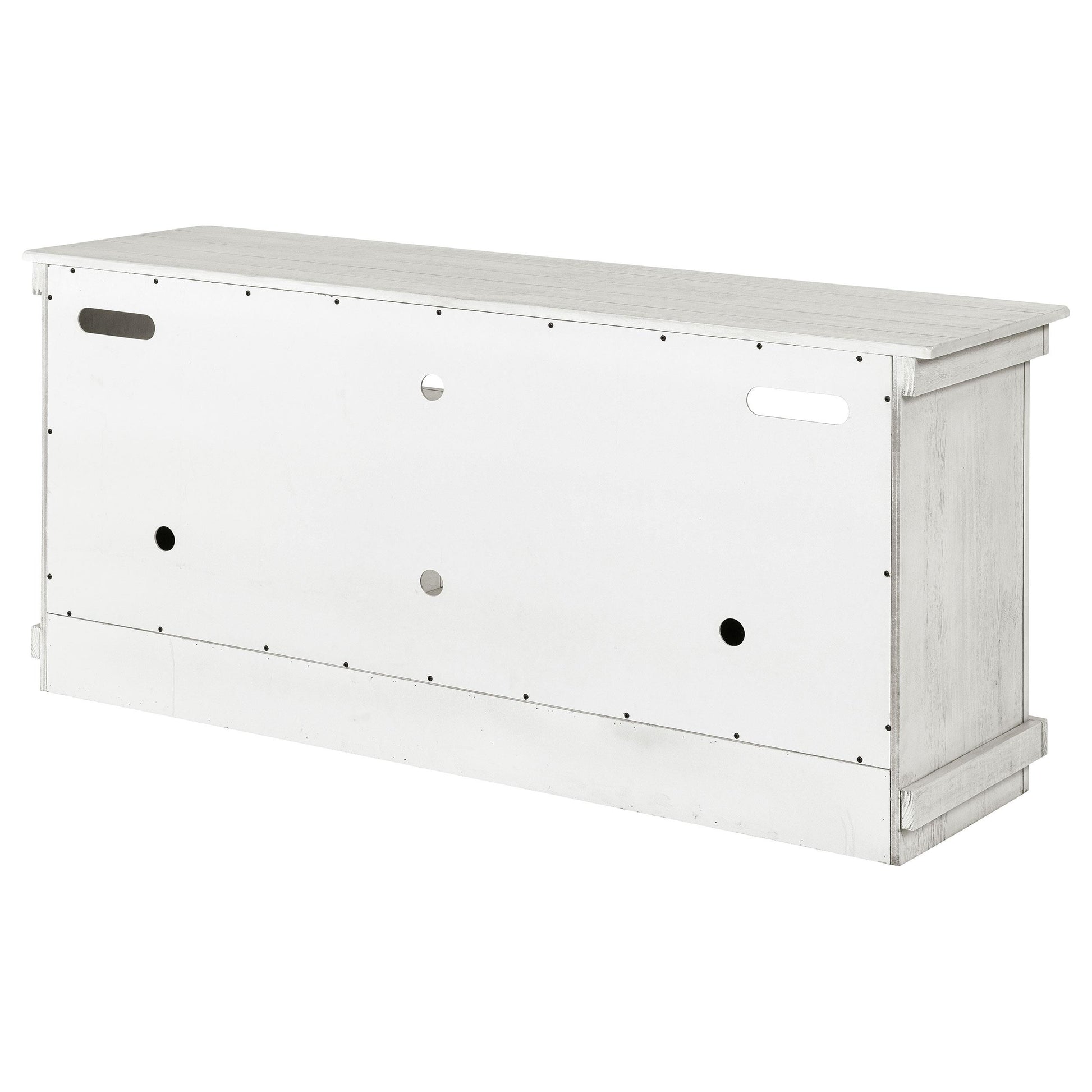 Coaster Furniture Payne 710052 60-inch TV Stand Media Console - Distressed White IMAGE 8