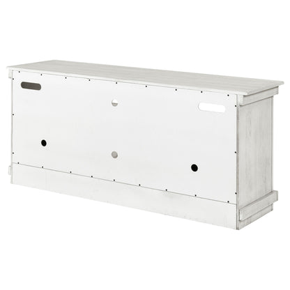 Coaster Furniture Payne 710052 60-inch TV Stand Media Console - Distressed White IMAGE 8