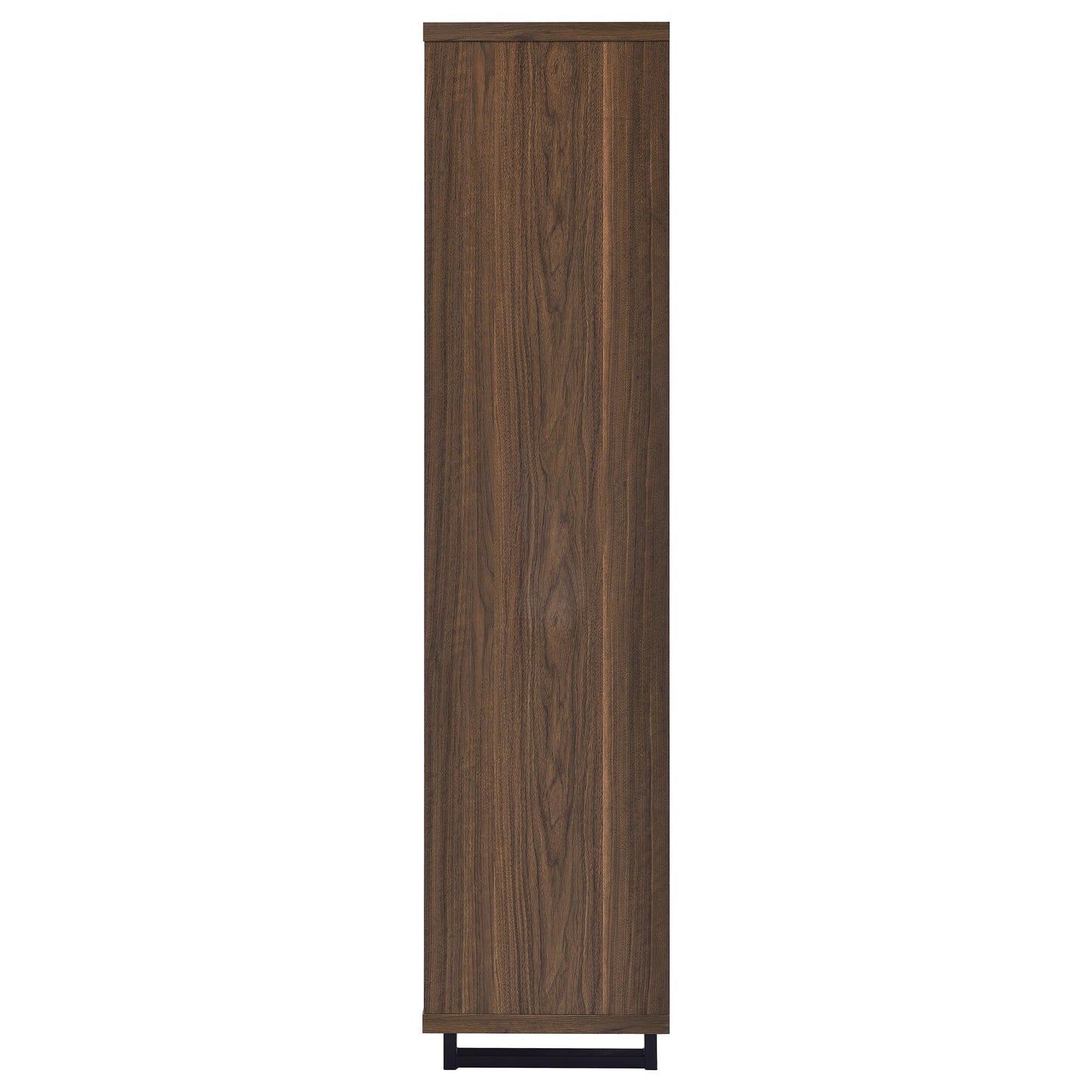 Coaster Furniture Maddox 801863 71-inch 3-shelf Cabinet Bookcase - Walnut IMAGE 5