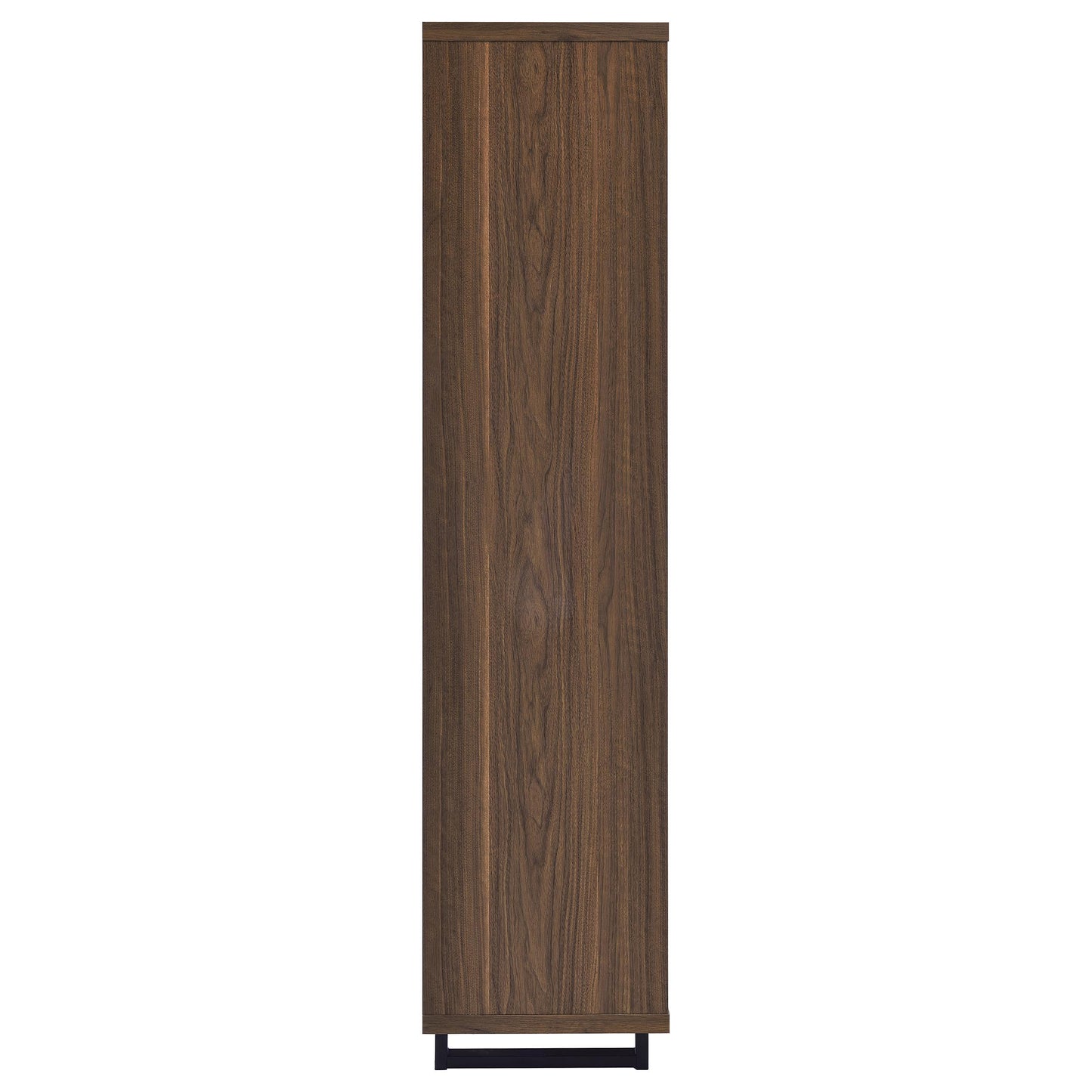 Coaster Furniture Maddox 801863 71-inch 3-shelf Cabinet Bookcase - Walnut IMAGE 9