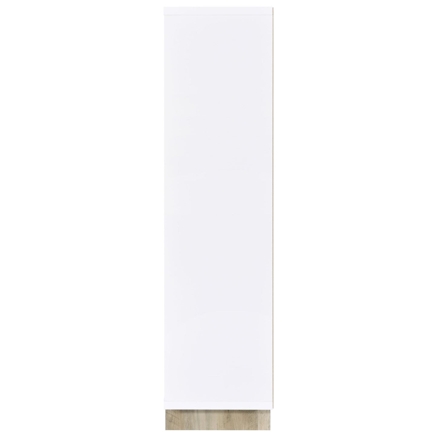 Coaster Furniture Dalton 980075 65-inch 6-shelf Bookcase - White and Distressed Pine IMAGE 3