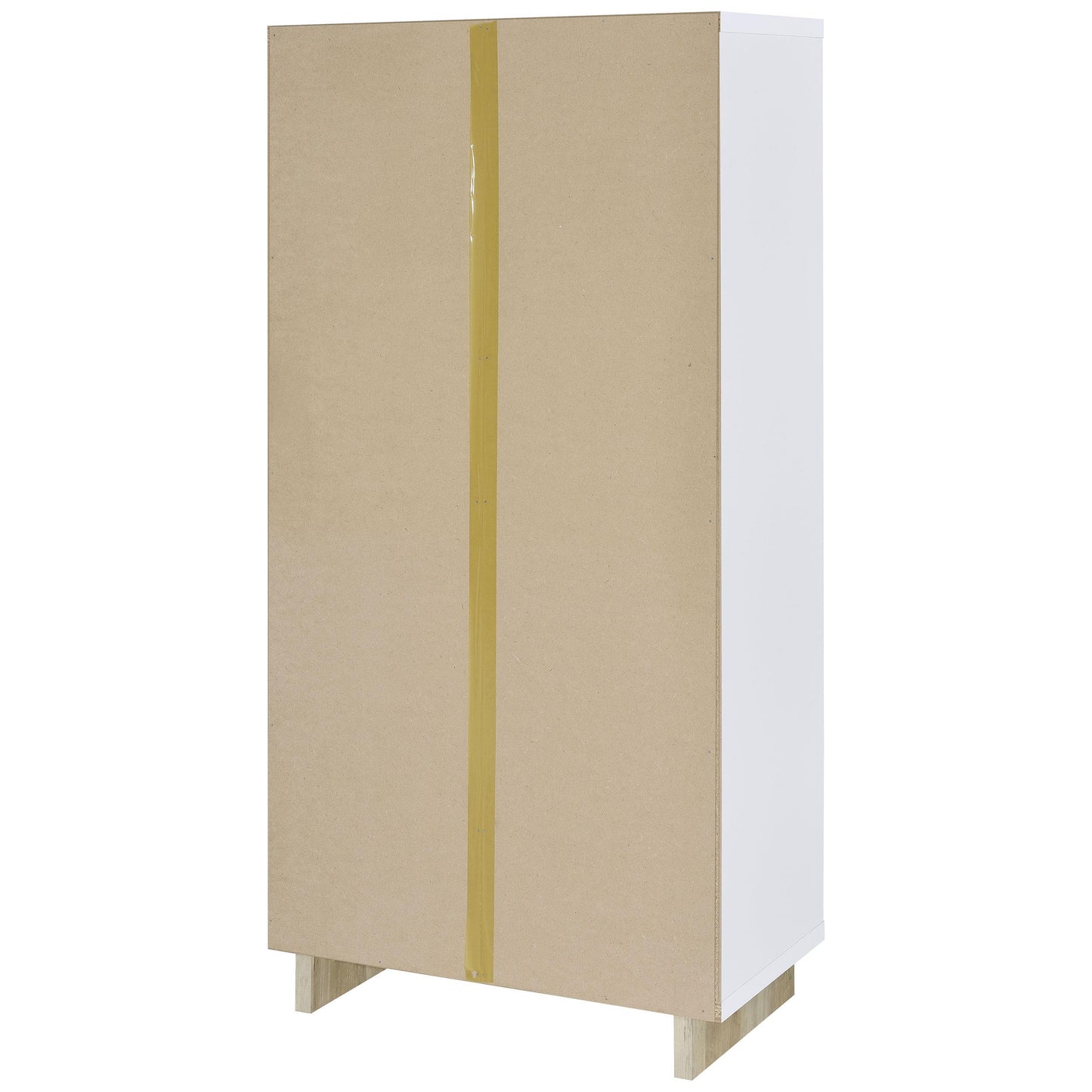 Coaster Furniture Dalton 980075 65-inch 6-shelf Bookcase - White and Distressed Pine IMAGE 6