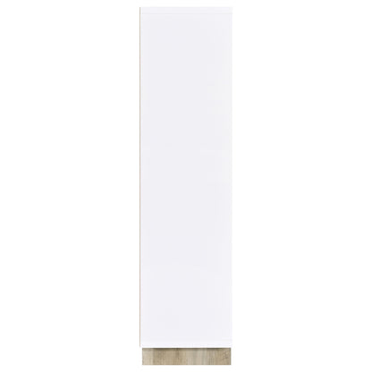 Coaster Furniture Dalton 980075 65-inch 6-shelf Bookcase - White and Distressed Pine IMAGE 7