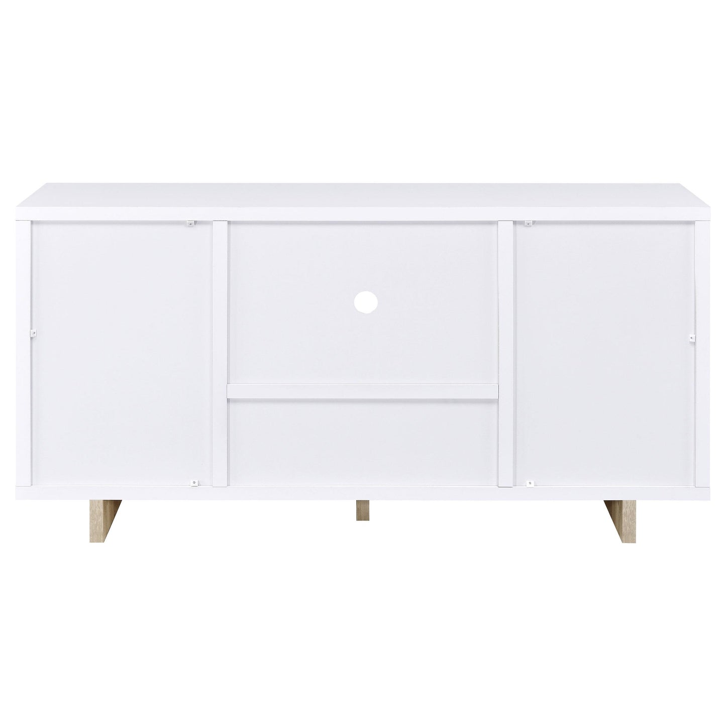 Coaster Furniture Dalton 950405 2-door Storage Cabinet - White and Distressed Pine IMAGE 7