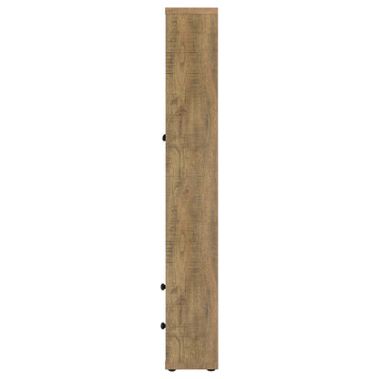 Coaster Furniture Hawthorne 953479 4-shelf Glass Door Tall Cabinet with Drawers - Mango IMAGE 5