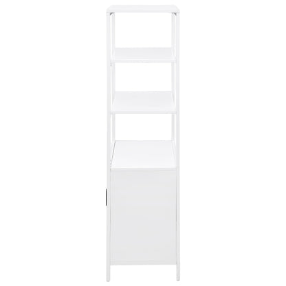 Coaster Furniture Amherst 961652 3-shelf Radio Weave Cane Metal Accent Cabinet - White IMAGE 5
