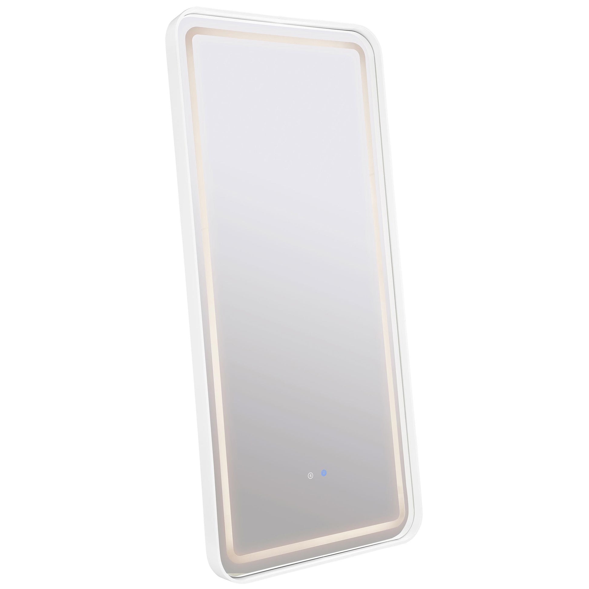 Coaster Furniture Glendora 961448 32 x 71 Inch LED Standing Mirror BT Speakers - Black IMAGE 3