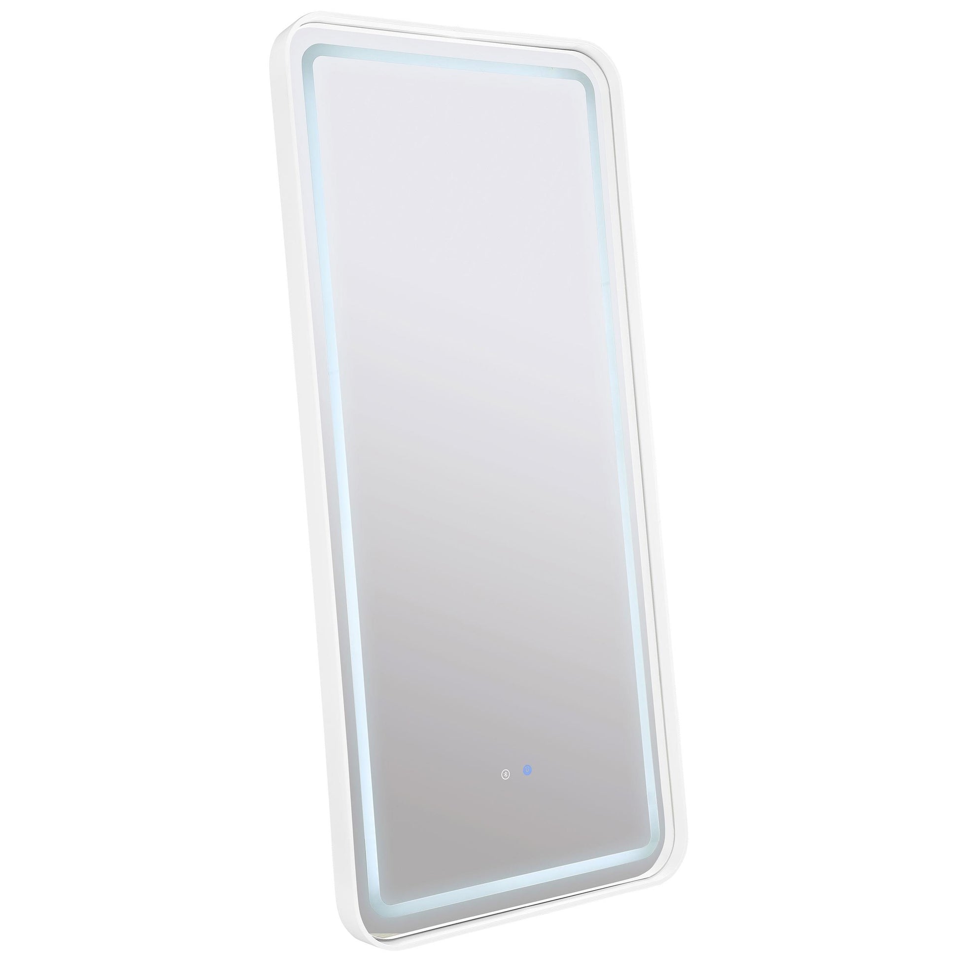 Coaster Furniture Glendora 961448 32 x 71 Inch LED Standing Mirror BT Speakers - Black IMAGE 4