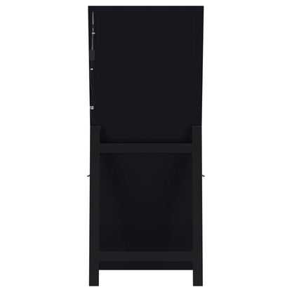 Coaster Furniture Windrose 960962 28 x 67 Inch Tempered LED Standing Mirror - Black IMAGE 14