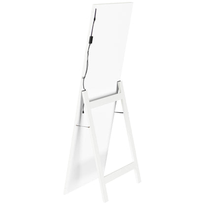Coaster Furniture Windrose 960963 28 x 67 Inch Tempered LED Standing Mirror - White IMAGE 13