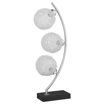 Coaster Furniture Claudia 920233 30-inch Woven Spherical Metal Table Lamp - Black IMAGE 3