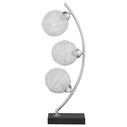 Coaster Furniture Claudia 920233 30-inch Woven Spherical Metal Table Lamp - Black IMAGE 4