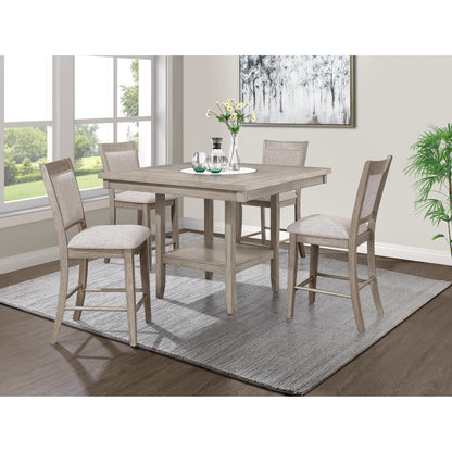  Crown Mark Fulton 2727MB-S-24 Counter Height Chair - White Oak IMAGE 2