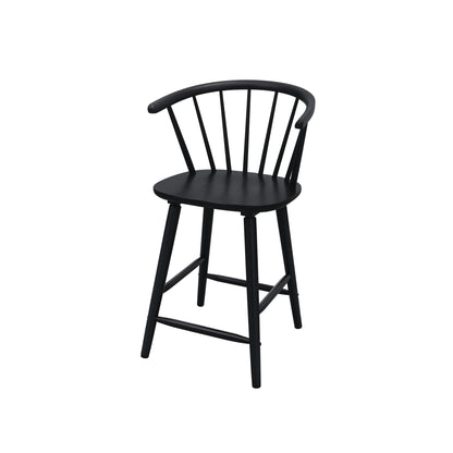  Crown Mark Janna 2981BK-24 Counter Height Stool - Black IMAGE 1