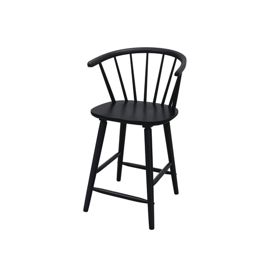  Crown Mark Janna 2981BK-24 Counter Height Stool - Black IMAGE 1
