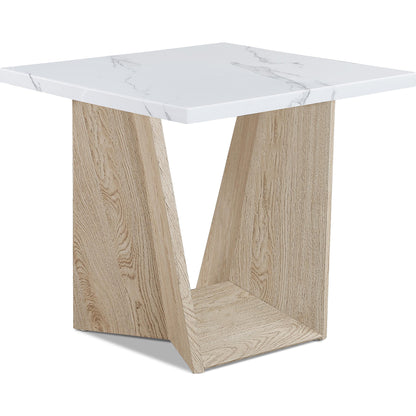  Crown Mark Adea 4226WO-SET 3 pc Cocktail Table Set - White Oak IMAGE 3