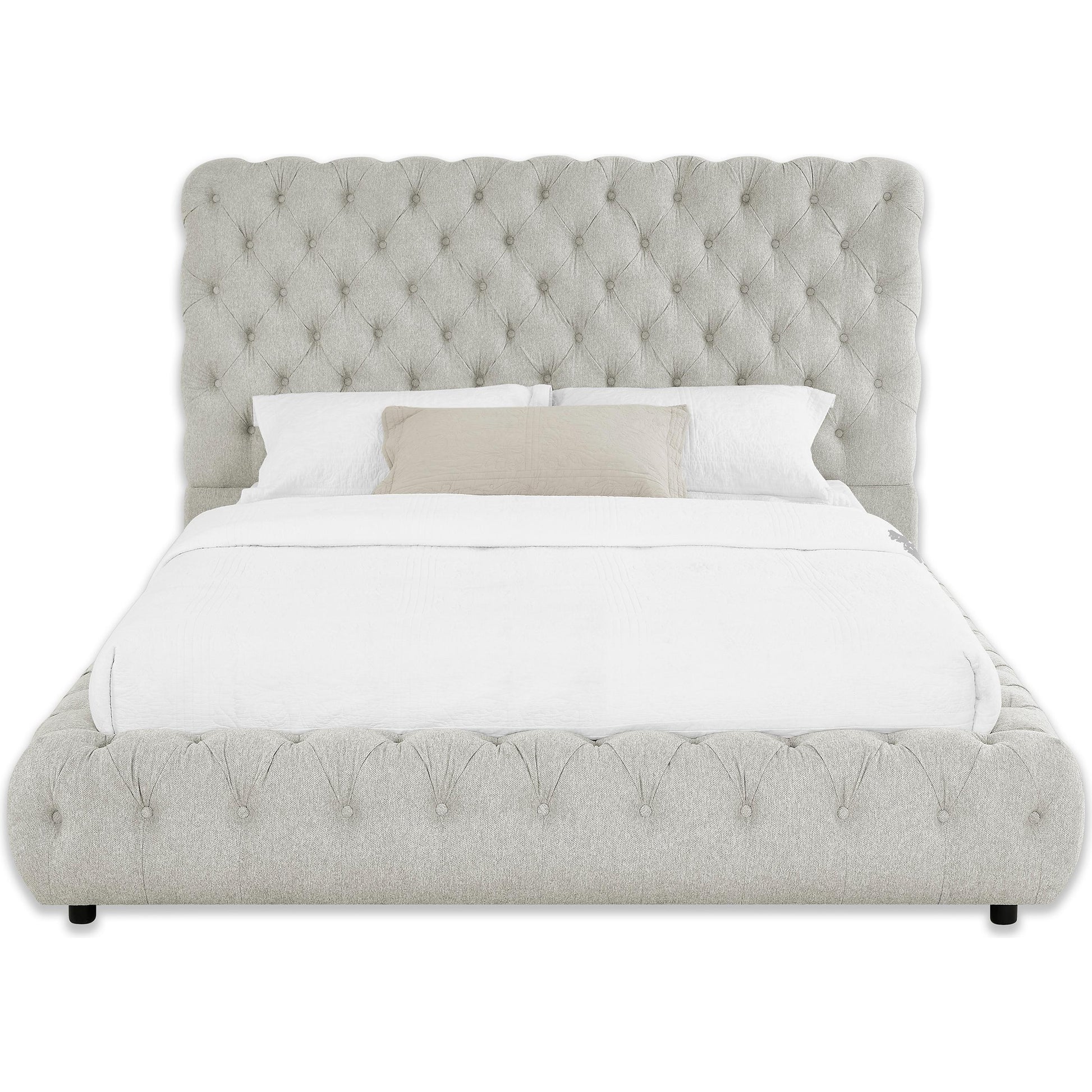  Crown Mark Flory 5112DV-Q Queen Bed - Dove IMAGE 2