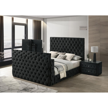 Crown Mark Josephine 5213BK-K King Bed with TV Lift IMAGE 5
