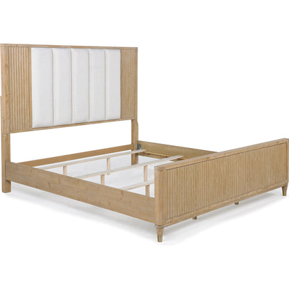  Crown Mark Kara B1450-Q Queen Bed - Cerused Natural IMAGE 2