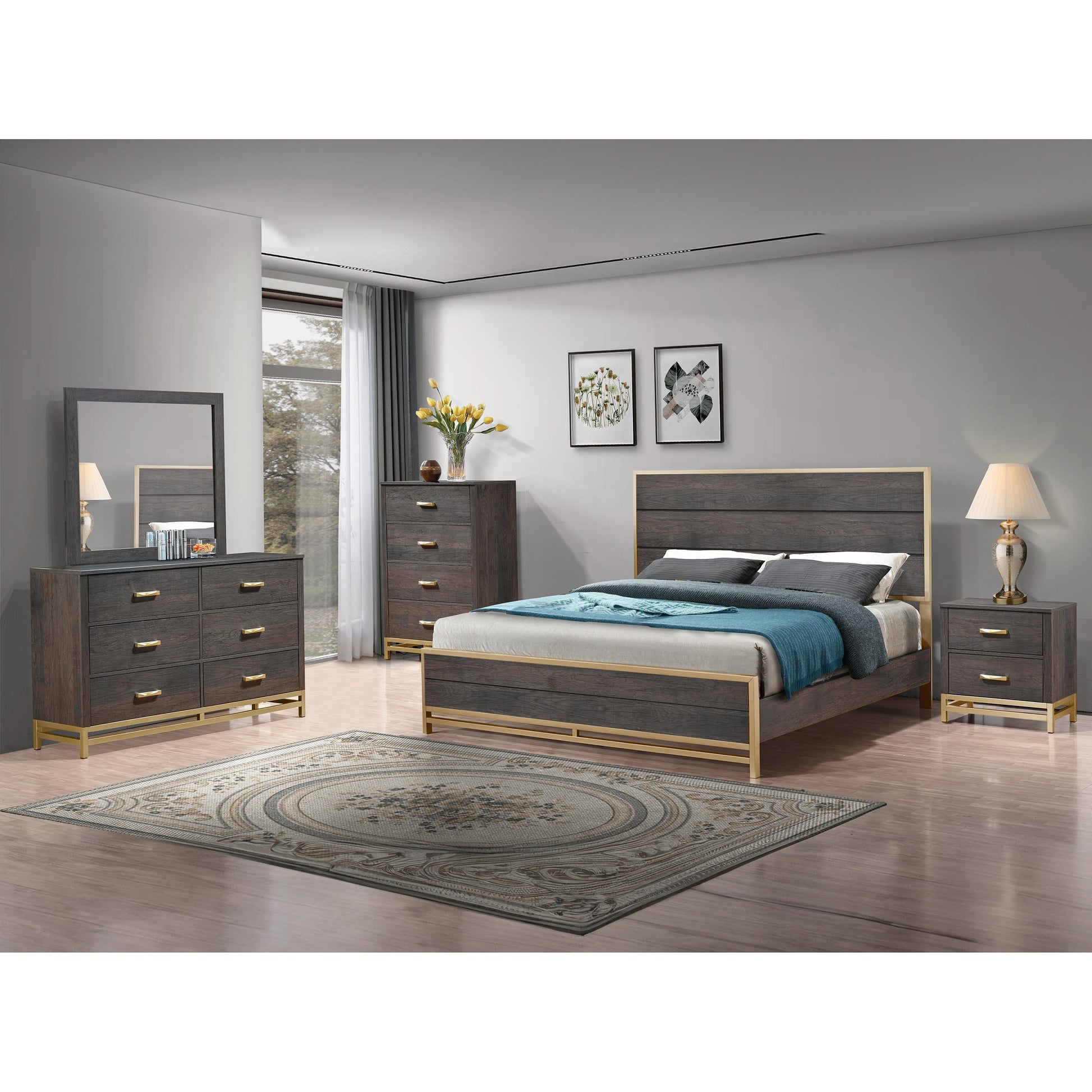  Crown Mark Trevor B3350-2 Nightstand IMAGE 3
