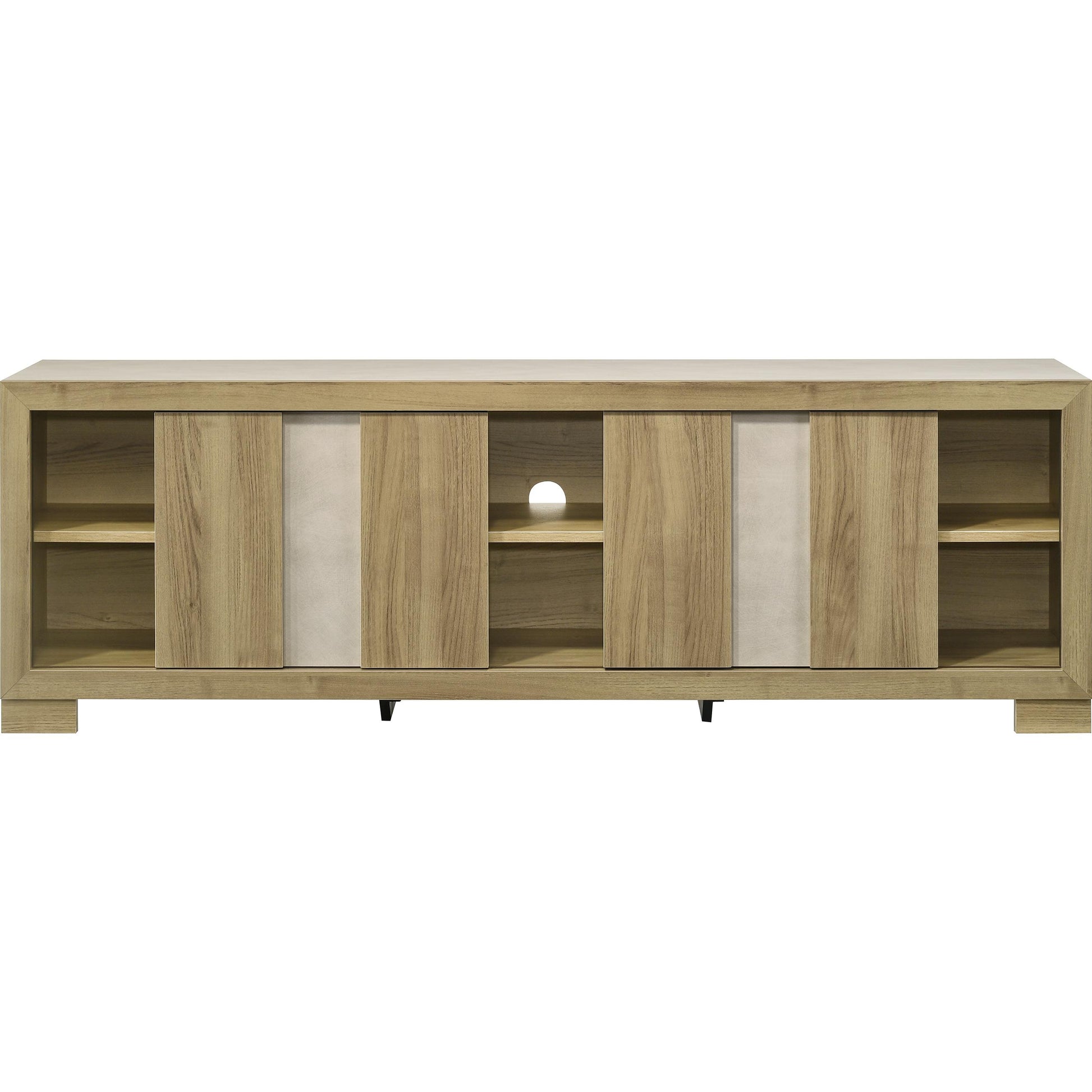  Crown Mark Rangley B6832-99 TV Stand - Driftwood IMAGE 3