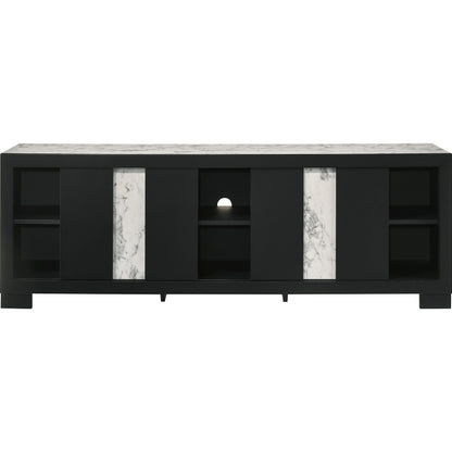  Crown Mark Rangley B6835-99 TV Stand - Black IMAGE 3