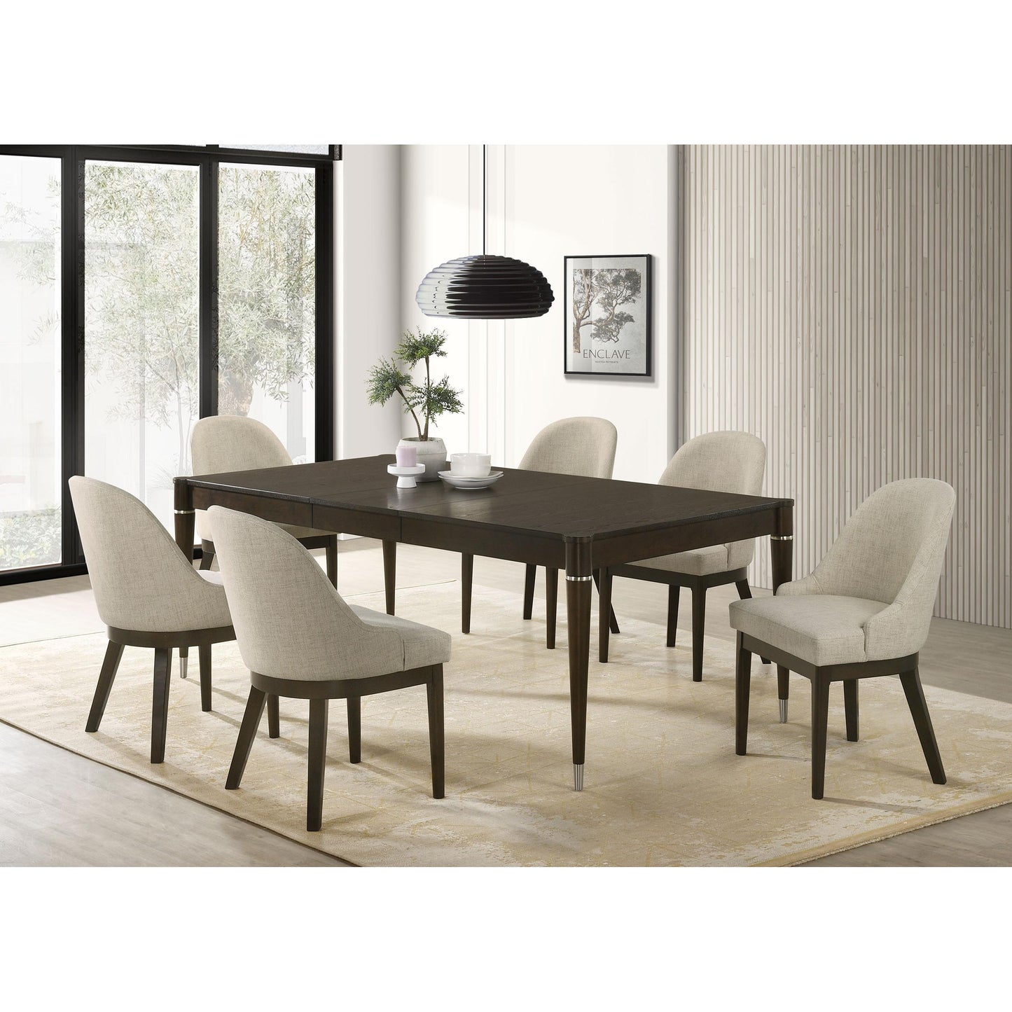 Coaster Furniture Reseda 193672 Set of 2 Upholstered Dining Side Chair - Beige IMAGE 10