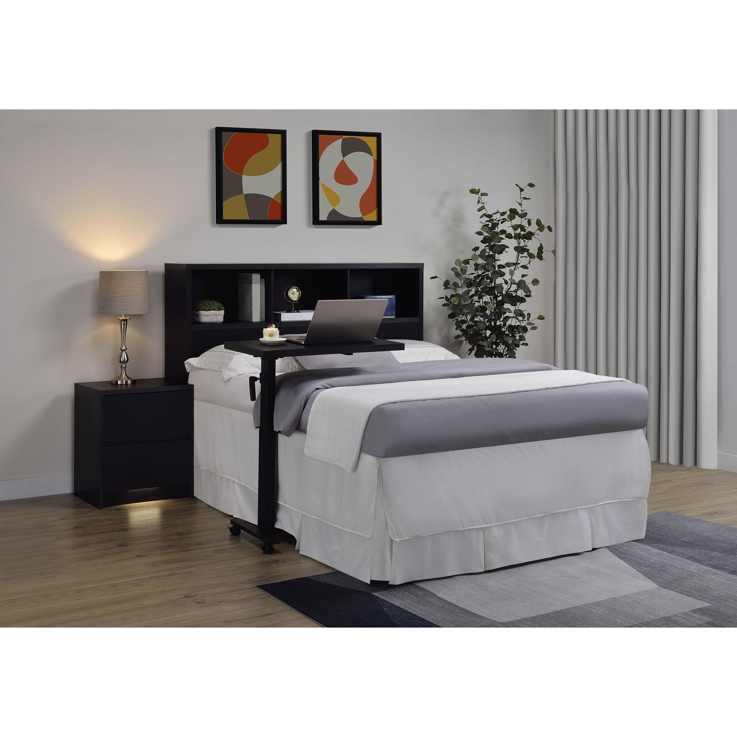 Coaster Furniture Westpark 315851Q 49-inch Queen Bookcase Headboard - Black IMAGE 8