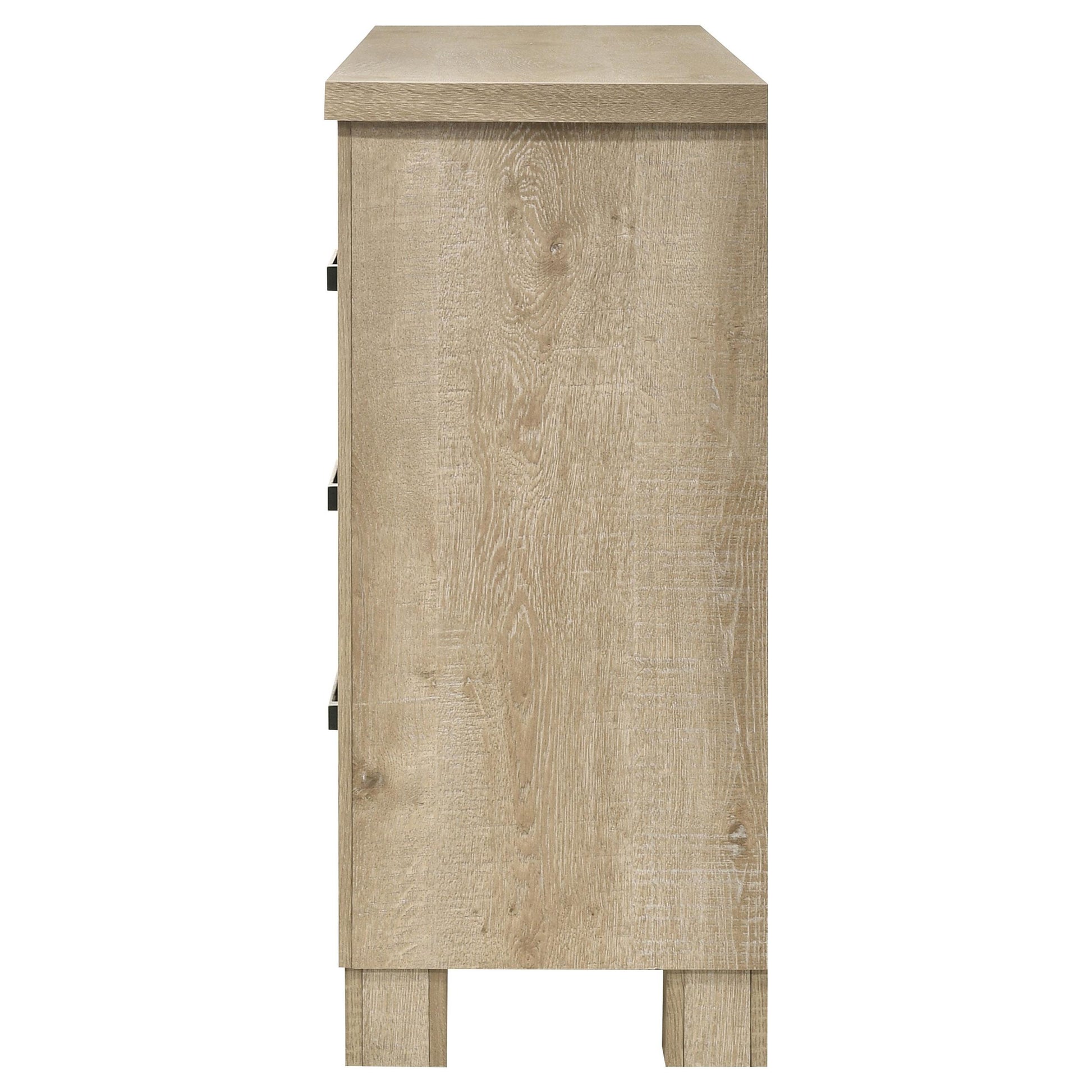 Coaster Furniture Oakglen 225103 6-drawer Dresser - Weathered Oak IMAGE 5