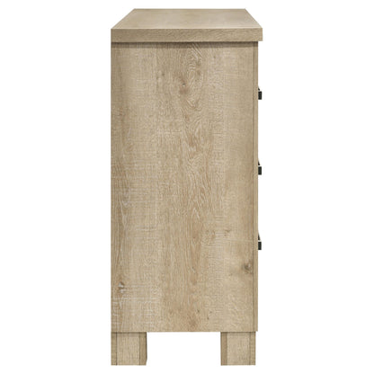 Coaster Furniture Oakglen 225103 6-drawer Dresser - Weathered Oak IMAGE 9