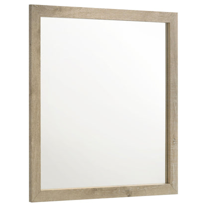  Coaster Furniture Oakglen 225104 Dresser Mirror - Weathered Oak IMAGE 1