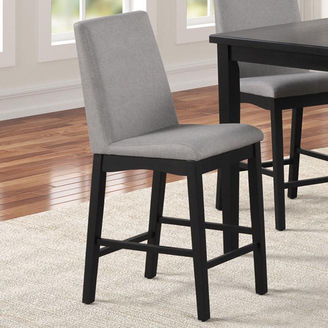 Generation Trade Preston 337225 Pub Stool - Grey/Dark Chocolate IMAGE 1