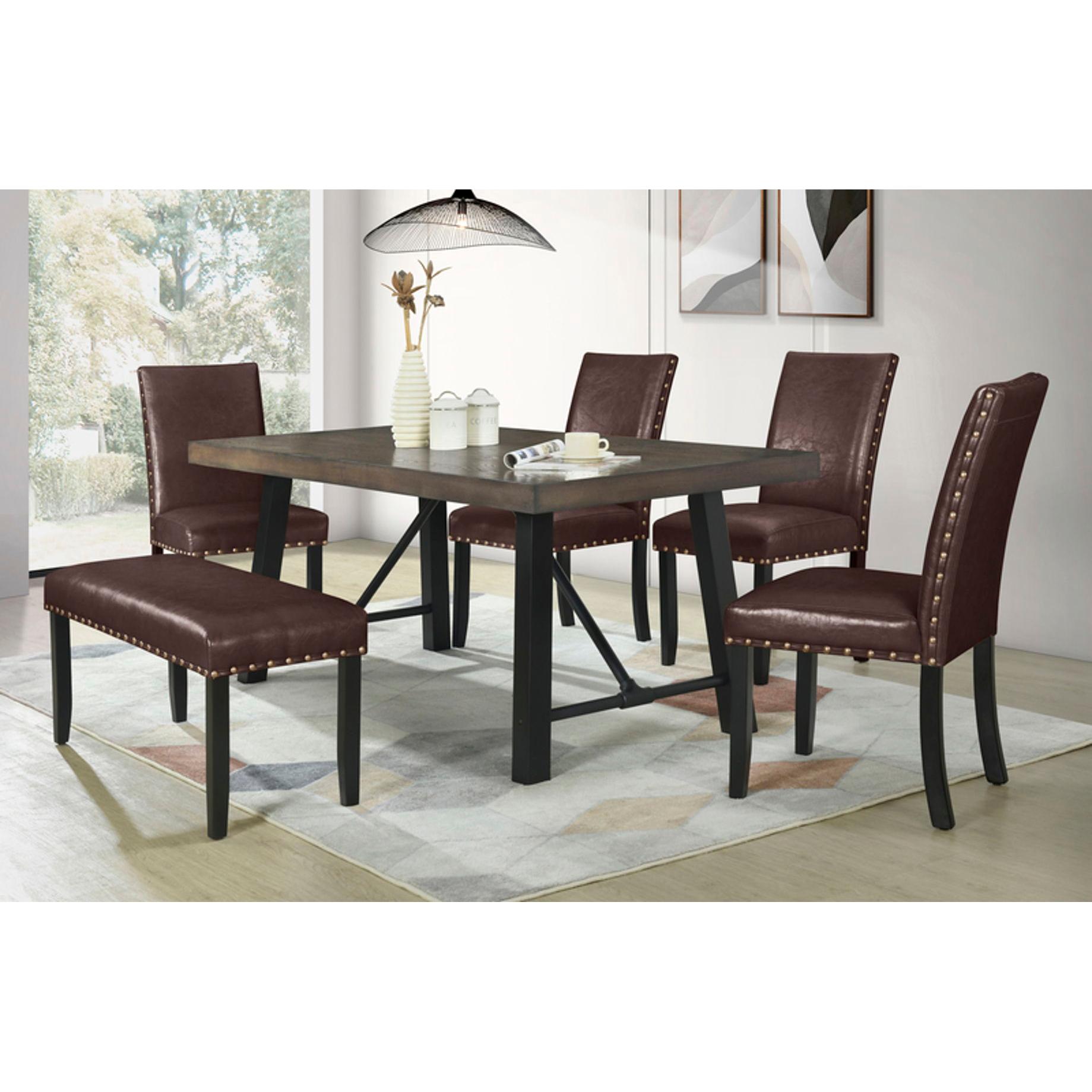 Generation Trade Rustica 342513 Dining Table - Brown/Black IMAGE 1