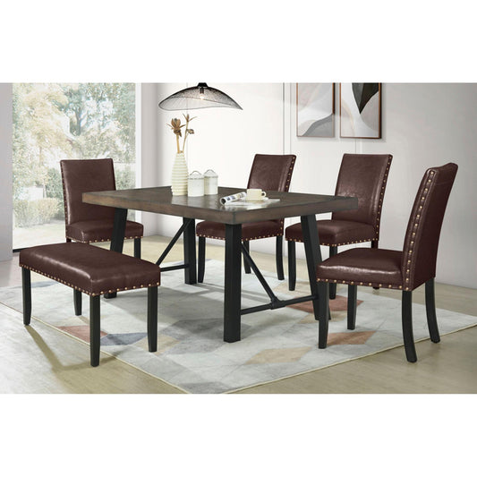 Generation Trade Rustica 342513 Dining Table - Brown/Black IMAGE 1