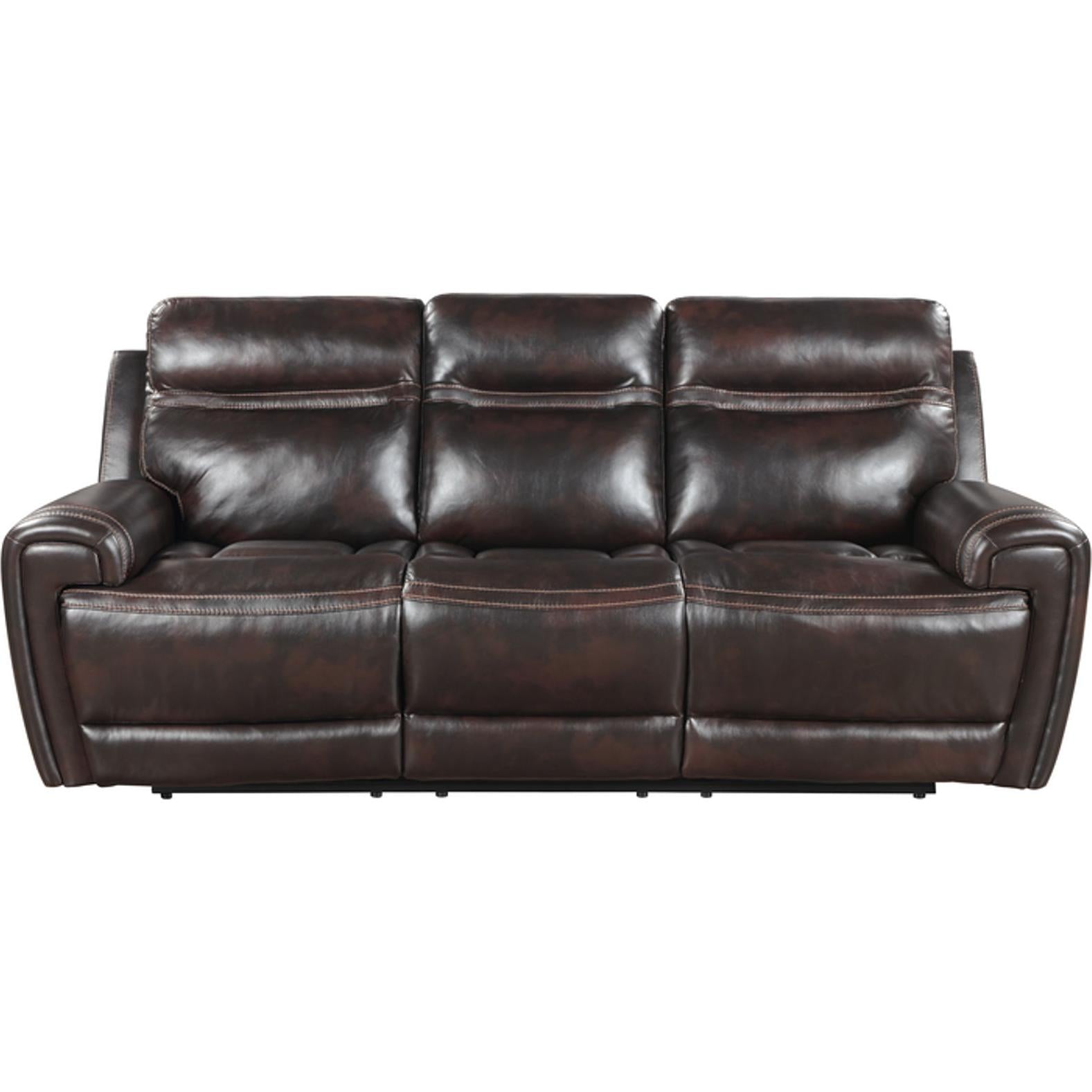 Generation Trade Admiral 667320 Reclining Sofa - Brown IMAGE 1