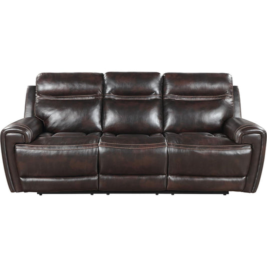 Generation Trade Admiral 667320 Reclining Sofa - Brown IMAGE 1