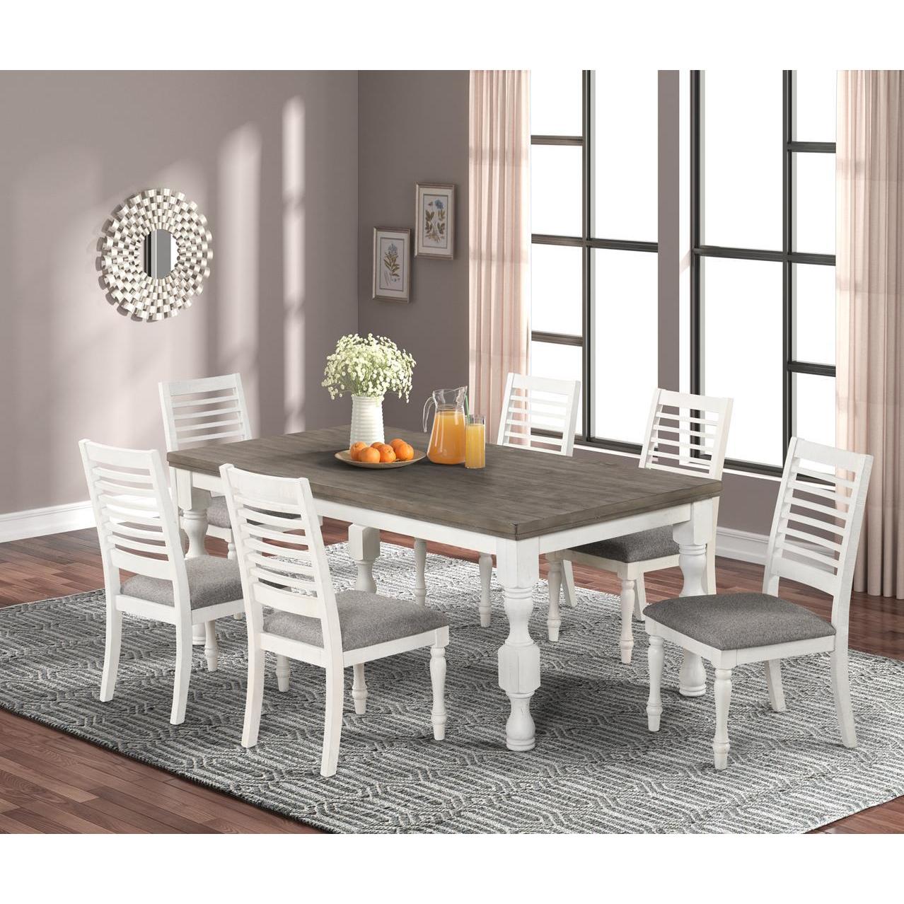 Generation Trade Magnolia 306113 Dining Table - White IMAGE 1