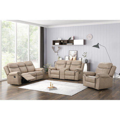 Generation Trade Boulder 689422 Rocker Recliner – Light Brown IMAGE 2