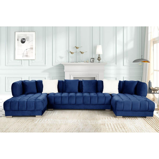 Generation Trade Meridian 583834 Sectional - Blue IMAGE 1