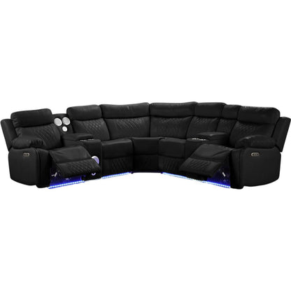 Generation Trade Bravo 650234 Sectional - Black IMAGE 1