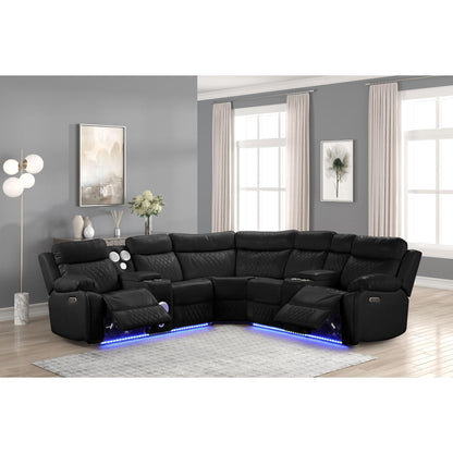 Generation Trade Bravo 650234 Sectional - Black IMAGE 2